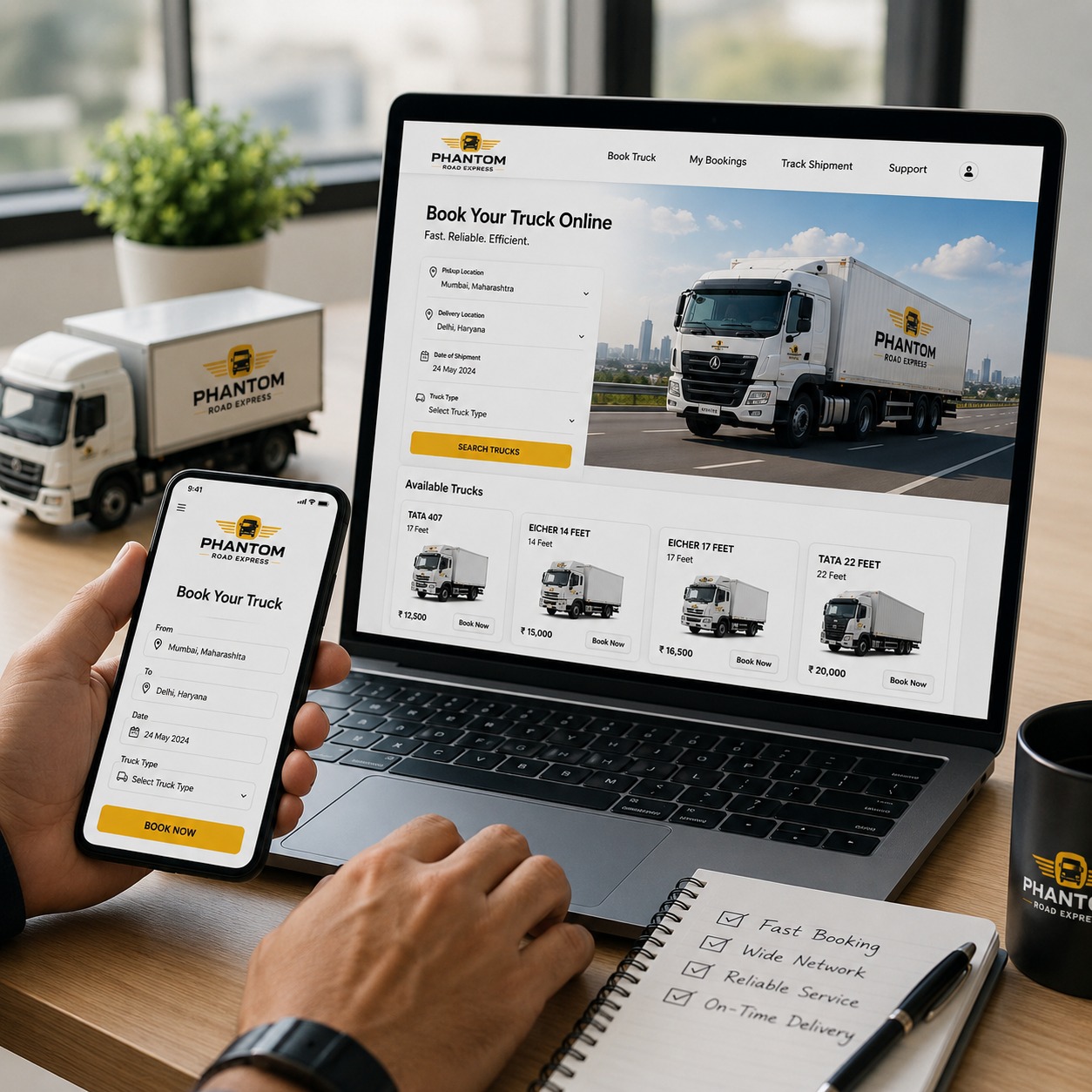 Online Truck Booking Services